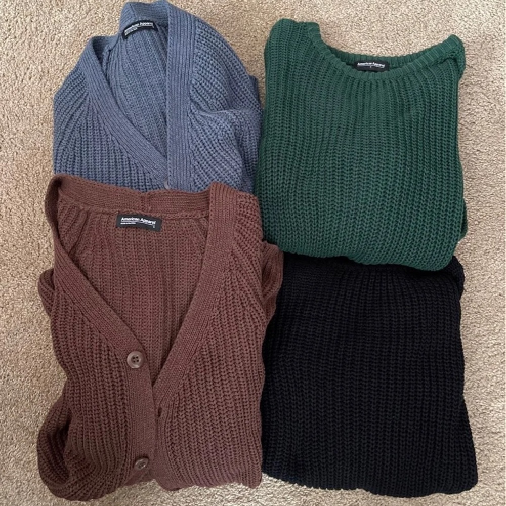 American Apparel Fisherman Sweaters